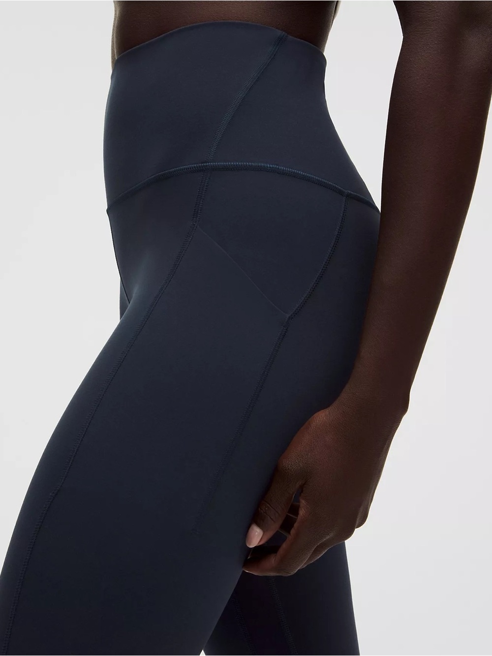 lululemon athletica Navy High-Rise Leggings with Side Panels